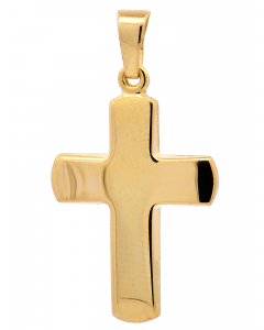 255.95 Kettenanhänger Gold Anhänger Kreuz massiv 585 - 14 Karat Gold 904-AN90444 Kreuz Anhänger aus Gold