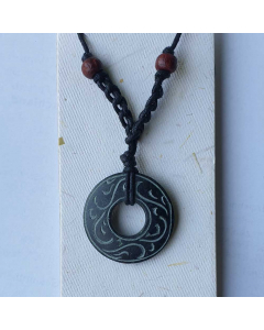 14.95 Mond Speckstein Schmuck Anhänger Handmade 946-DA-23E