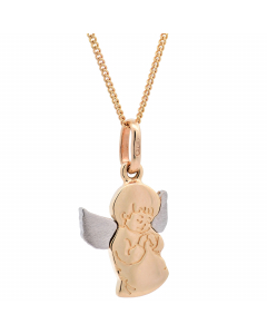 518.95 Halskette Anhänger Engelchen mit 1,1 mm Goldkette 585-14 Karat Gold 998.626.00338.1.KS-SET Anhänger 585 - 14 Karat Gold