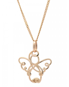 300.95 Halskette Anhänger Engelchen mit 1,1 mm Goldkette 585-14 Karat Gold 998.626.00125.1.KS-SET Engel und Elfen Anhänger aus Gold