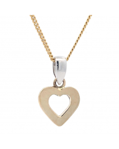 262.95 Anhänger Herzchen 585 14 Karat Gold mit massiver Goldkette 1,1 mm 585- 998.626.00378.1.KS-SET Anhänger 585 - 14 Karat Gold