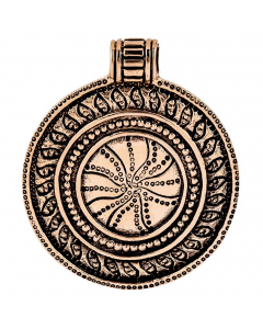 17.95 Schmuck Anhänger Sonnenrad Wikingerschmuck Bronze Viking 37mm 900-AVB538