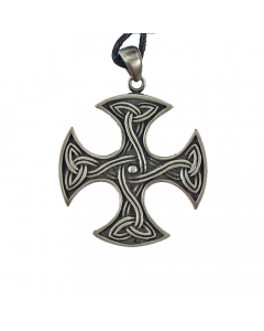 9.95 Keltischer Anhänger Keltischer Knoten Schmuck Zinn 37x47mm mit Schnur 949-CP-34-Zinn