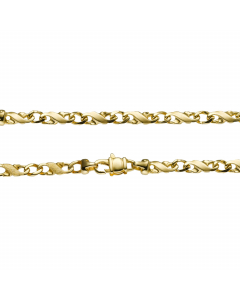 739.95 Goldkette Rockwell Kette Halskette Breite 3,5mm - 585-14 Karat Gold Vaterartikel 998.111.00022.1.SET