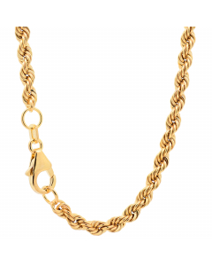 128.95 Goldkette Kordelkette hohl Halskette Breite 3,3 mm - 333-8 Karat Gold 987-KOR333-32-EKR-SET Kordelketten aus Gold