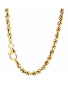 127.95 Goldkette Kordelkette hohl Halskette Breite 2,7 mm - 333-8 Karat Gold 987-KOR333-27-SET Kordelketten aus Gold