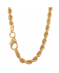 127.95 Goldkette Kordelkette hohl Halskette Breite 2,7 mm - 333-8 Karat Gold 987-KOR333-27-SET Kordelketten aus Gold