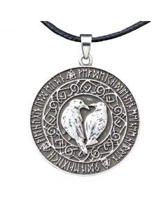 12.95 Wikinger Kelten Schmuck Anhänger Zinn Raben Vogel 921-PD24 Wikinger Anhänger aus Silber