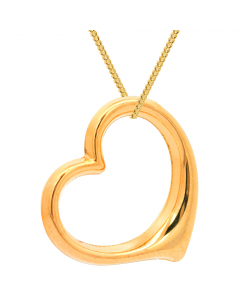127.95 Gold Anhänger Swingheart Herz 12 * 12 mm mit Kette 333 - 8 Karat Gold 904-AN29380-SET