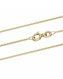 18.95 Goldkette Ankerkette 1,1 mm 333 - 585 - 750 Gold oder Silber vergoldet 907-AR11-SET
