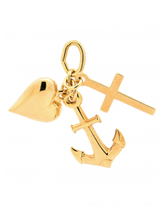 352.95 Gold Anhänger Glaube-Liebe-Hoffnung massiv 585 - 14 Karat Gold 904-AN11956 Glaube Liebe Hoffnung Anhänger aus Gold