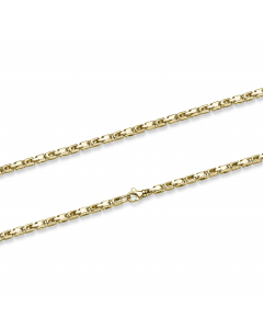 4002.95 Goldkette Monte Carlo Halskette Breite 4,5 mm massiv 585-14 Karat Gold Vaterartikel 998.111.00425.1.SET