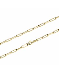 2173.95 Goldkette Paper Clip Halskette Breite 4,5 mm massiv 585-14 Karat Gold Vaterartikel 998.111.00495.1.SET