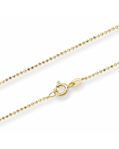 326.95 Goldkette Kugelkette Halskette Breite 1 mm massiv 585-14 Karat Gold Vaterartikel 998.121.00064.1SET Anhänger 585 - 14 Karat Gold