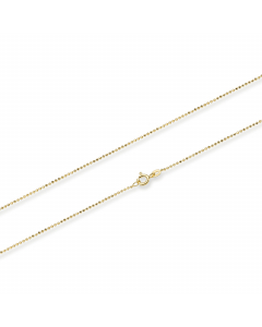 326.95 Goldkette Kugelkette Halskette Breite 1 mm massiv 585-14 Karat Gold Vaterartikel 998.121.00064.1SET