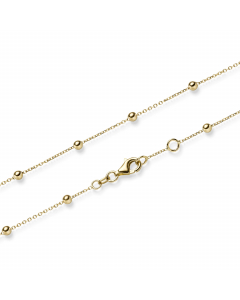 239.95 Goldkette Ankerkette mit Kügelchen 1,0 mm massiv 585-14 Karat Gold Vaterartikel 998.121.00407.1SET Anhänger 585 - 14 Karat Gold
