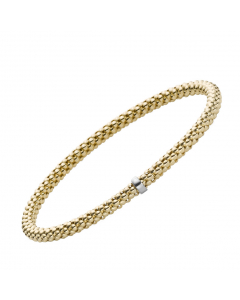 1002.95 Goldkette Armband Armkette elastisch 4 mm 585-14 Karat Gold 998. 171.00664.1.KS2 Armschmuck