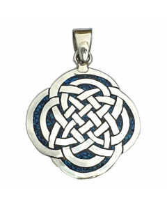 42.95 Keltischer Knoten Schmuck Anhänger 925er Silber echter Türkis 923-20200