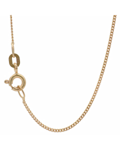 601.95 Halskette Anhänger Kreuz mit 1,1 mm Goldkette 585-14 Karat Gold 998.S626.00078.1.SET Kreuz Anhänger aus Gold
