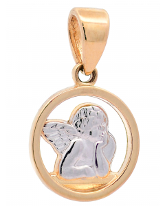176.95 Anhänger für Halskette Engel echt massiv 585-14 Karat Gold 998.S626.00055.1-ohne-kette Engel und Elfen Anhänger aus Gold