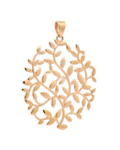 327.95 Anhänger für Halskette Olivenzweig echt massiv 585-14 Karat Gold 998.S626.00115.1-ohne-kette