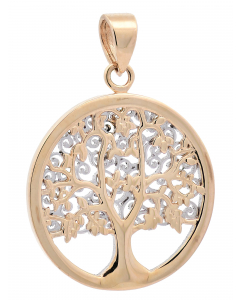 329.95 Anhänger für Halskette Lebensbaum echt massiv 585-14 Karat Gold 998.S626.00141.1-ohne-kette Lebensbaum Anhänger aus Gold