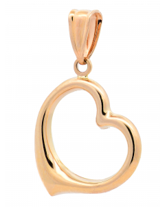128.95 Anhänger für Halskette Herz massiv echt massiv 585-14 Karat Gold 998.S626.00178.1-ohne-kette Anhänger 585 - 14 Karat Gold