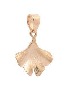 113.95 Anhänger für Halskette Ginkgoblatt echt massiv 585-14 Karat Gold 998.S626.00250.1-ohne-kette