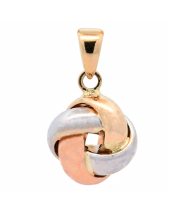 223.95 Anhänger für Halskette Knoten echt massiv 585-14 Karat Gold 998.S626.00254.1-ohne-kette