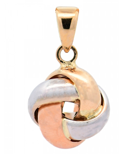 223.95 Anhänger für Halskette Knoten echt massiv 585-14 Karat Gold 998.S626.00254.1-ohne-kette Anhänger 585 - 14 Karat Gold