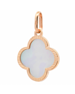 252.95 Anhänger für Halskette Blume Perlmutt echt massiv 585-14 Karat Gold 998.S626.00429.1-ohne-kette