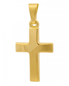 84.95 Kettenanhänger Gold Anhänger Kreuz massiv 333 - 8 Karat Gold 904-KR126576