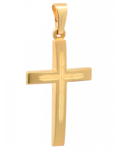 108.95 Kettenanhänger Gold Anhänger Kreuz massiv 333 - 8 Karat Gold 904-KR126591