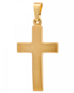 222.95 Kettenanhänger Gold Anhänger Kreuz massiv 585 - 14 Karat Gold 904-KR126613