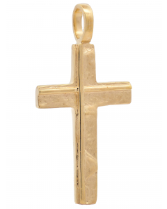 426.95 Kettenanhänger Gold Anhänger Kreuz massiv 585 - 14 Karat Gold 904-KR126655