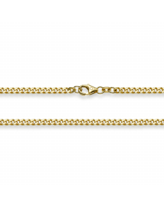 3,0 mm 750 - 18 Karat Gold Armkette Panzerkette 2-seitig diamantiert massiv Gold hochwertige Goldkette - Länge nach Wahl