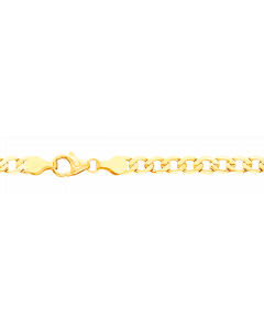 5,0 mm 585 - 14 Karat Gold Armkette Panzerkette massiv Gold hochwertige Goldkette - Länge nach Wahl