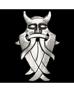16.95 Odin`s Maske Schmuck Anhänger versilbert - Wikinger - 40x24mm 909-V16-Odins-Maske Wikinger Anhänger aus Silber