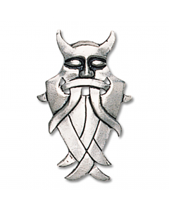 16.95 Odin`s Maske Schmuck Anhänger versilbert - Wikinger - 40x24mm 909-V16-Odins-Maske Wikinger Anhänger aus Silber