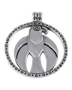 75.95 Falkenamulett Schmuck Anhänger 925er Silber - Wikinger - 37x40mm 949-VP55S Wikinger Anhänger aus Silber