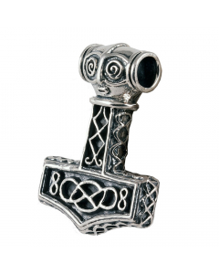 92.95 Thors Hammer Schmuck Anhänger 925er Silber - Thorhammer - 34x26mm 949-VTH2 Thors Hammer Anhänger Silber