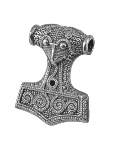 168.95 Schonenhammer Schmuck Anhänger 925er Silber - Thorhammer - 43x 51mm 949-VTH22 Thors Hammer Anhänger Silber
