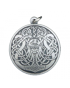 48.95 Thor Schmuck Anhänger 925er Silber - Thorhammer - Durchmesser: 25mm 922-WOM253Si Thors Hammer Anhänger Silber