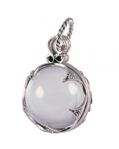 112.95 Bergkristallanhänger mittel Schmuck Anhänger Silber Wikinger ? 26mm 949-VP-72M