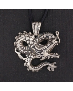 27.95 Drache Schmuck Anhänger 925er Silber - Drachen - 30x32mm 923-20088 SIGO2023