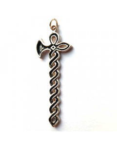 17.95 Scathatch`s Axt Schmuck Anhänger 925er Silber 34x17mm 909-L9 SIGO2023