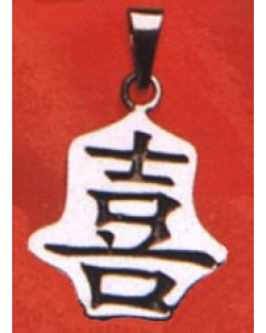 19.95 Xi-Reichtum Zeichen Schmuck Anhänger 925er Silber 924-P311-L SIGO2023