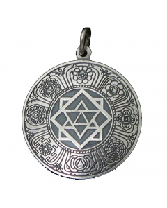 23.95 Tantra Schmuck Anhänger versilbert Durchmesser: 30mm 922-WOM133Vs SIGO2023