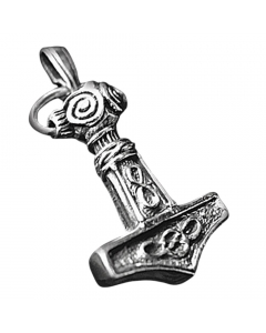 42.95 Thors Hammer Schmuck Anhänger Silber Thorhammer 38x22mm mit Bügel 933-CP56 Thors Hammer Anhänger Silber