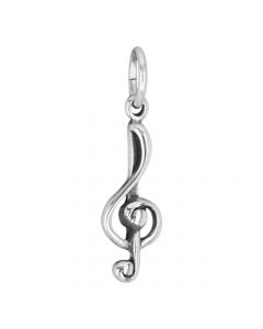 12.95 Notenschlüssel klein Anhänger 925er Silber - sonstige Symbole - 19x8mm 933-GJP077 SIGO2023